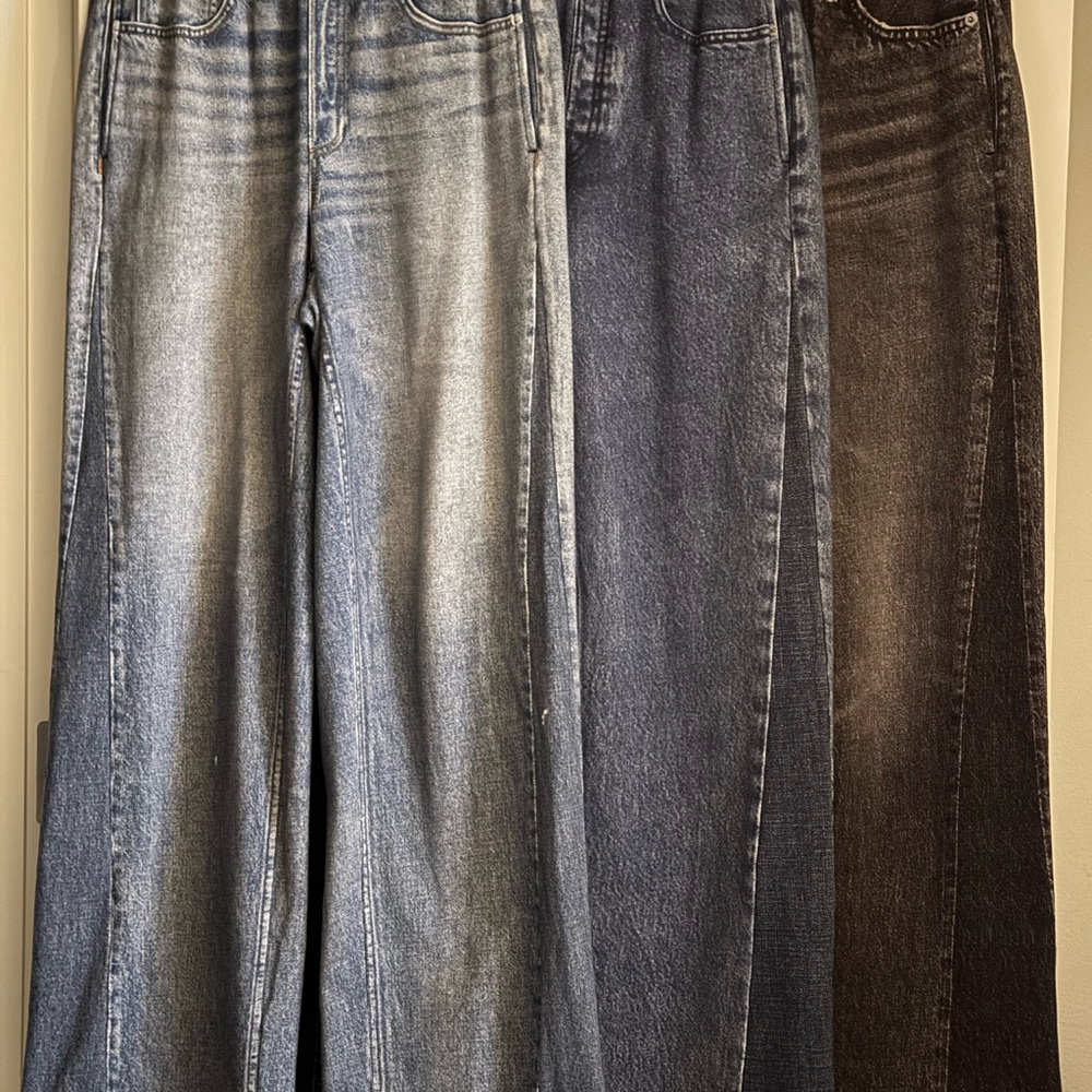 Rag & Bone Small MIRAMAR Denim Jeans in Light Blue, dark Blue, and Black